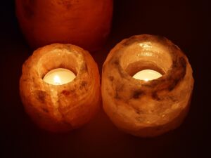 Crafted Himalayan salt lamp